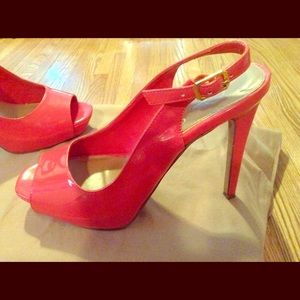 High Heel Pumps - Fruit Punch Color
